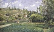 Camille Pissarro A cowherd on the route du Chou,Pontoise china oil painting artist